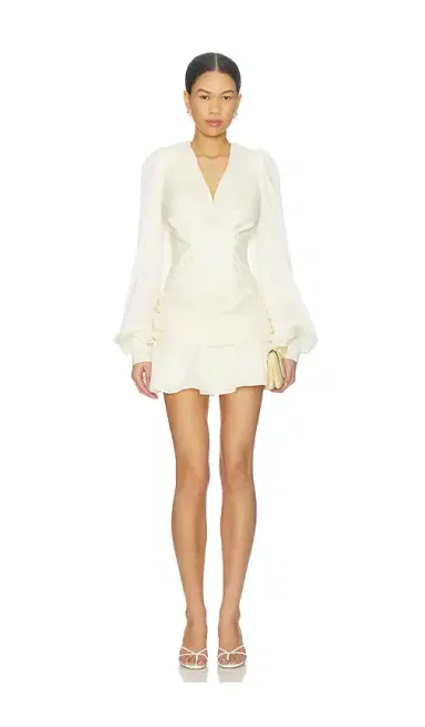 Yellow The Label Evie Mini Dress | Thumbnail 1 Yellow The Label Evie Mini Dress | Thumbnail 1