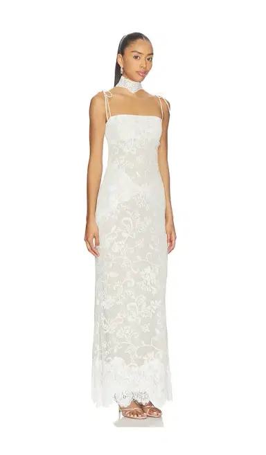 Yellow The Label Talia Lace Dress | Thumbnail 2