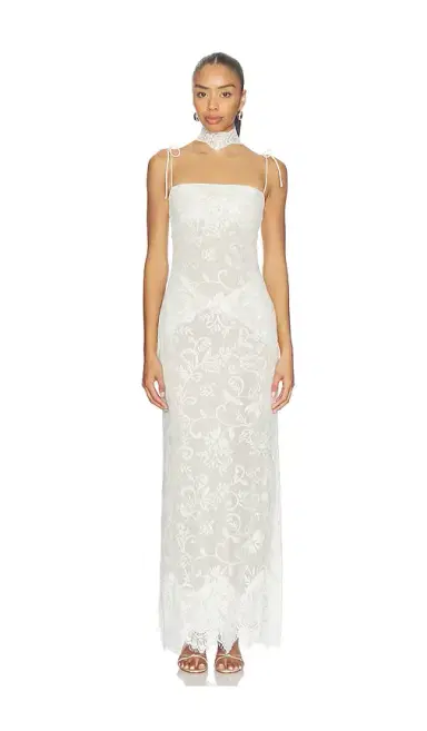Yellow The Label Talia Lace Dress | Thumbnail 1