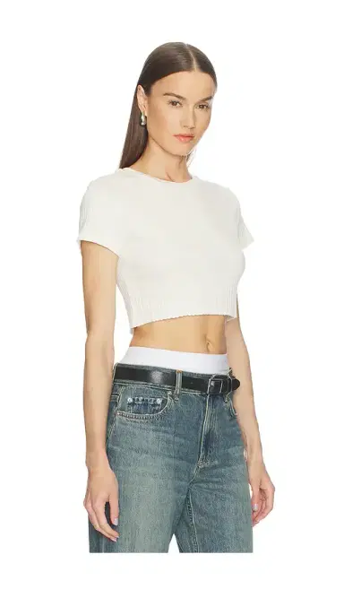 RE/DONE Cropped 60s Slim Tee | Thumbnail 2