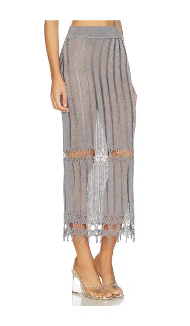 Lovers and Friends Francie Metallic Knit Maxi Skirt | Thumbnail 2 Lovers and Friends Francie Metallic Knit Maxi Skirt | Thumbnail 2