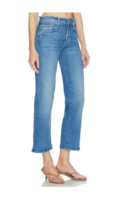 Mother The Mid Rise Zip Rambler Ankle Jeans | Thumbnail 2 Mother The Mid Rise Zip Rambler Ankle Jeans | Thumbnail 2