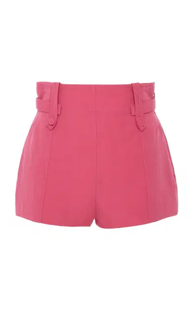 Chloé High-Rise Linen-Blend Shorts | Thumbnail 6