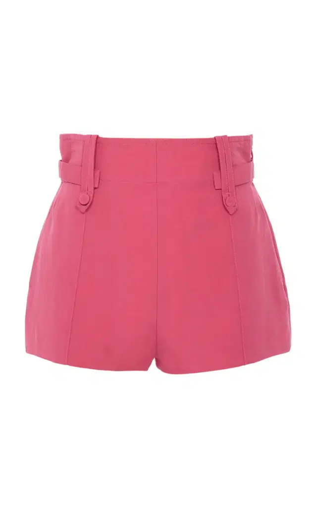 Chloé High-Rise Linen-Blend Shorts