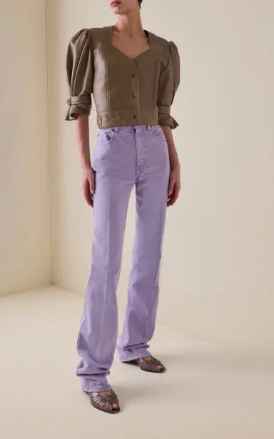 Chloé Cropped Leather Jacket | Thumbnail 3 Chloé Cropped Leather Jacket | Thumbnail 3