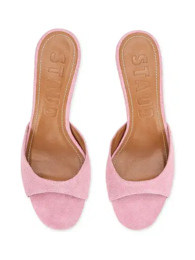 STAUD Women's Brigitte 55MM Suede Mules - Orchid | Thumbnail 2 STAUD Women's Brigitte 55MM Suede Mules - Orchid | Thumbnail 2
