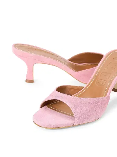STAUD Women's Brigitte 55MM Suede Mules - Orchid | Thumbnail 3 STAUD Women's Brigitte 55MM Suede Mules - Orchid | Thumbnail 3