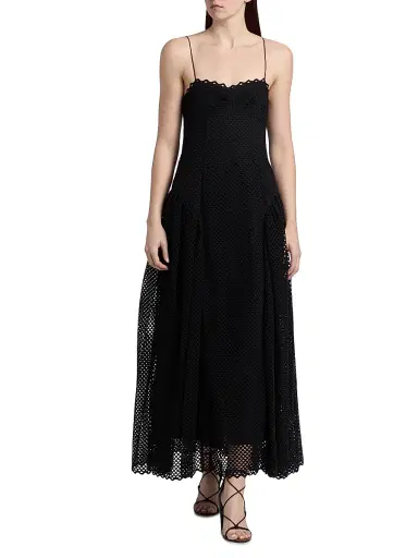 Ulla Johnson Women's Isotta Cotton Mesh Maxi Dress | Thumbnail 2 Ulla Johnson Women's Isotta Cotton Mesh Maxi Dress | Thumbnail 2