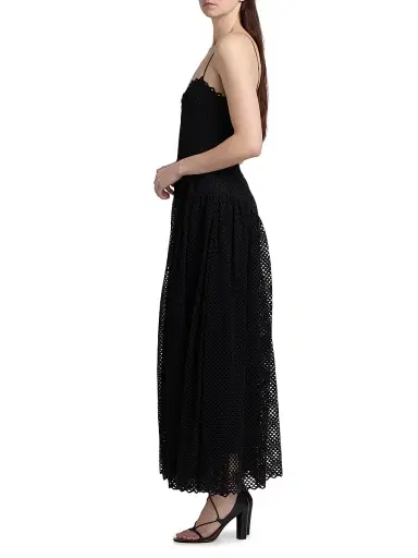 Ulla Johnson Women's Isotta Cotton Mesh Maxi Dress | Thumbnail 4 Ulla Johnson Women's Isotta Cotton Mesh Maxi Dress | Thumbnail 4