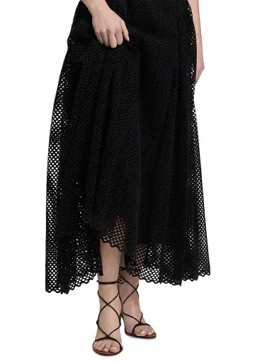 Ulla Johnson Women's Isotta Cotton Mesh Maxi Dress | Thumbnail 6 Ulla Johnson Women's Isotta Cotton Mesh Maxi Dress | Thumbnail 6