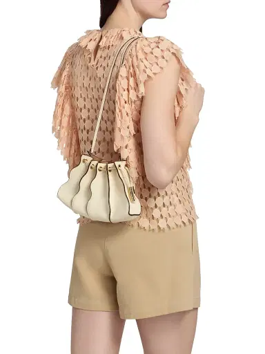 Ulla Johnson Women's Daevy Lace Ruffle Top - Blush - Size 8 | Thumbnail 5