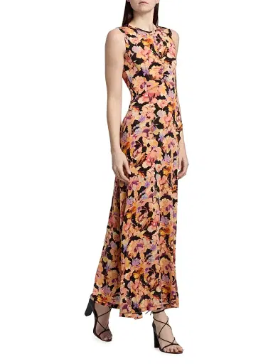 Ulla Johnson Women's Lina Floral Sleeveless Maxi Dress | Thumbnail 2 Ulla Johnson Women's Lina Floral Sleeveless Maxi Dress | Thumbnail 2