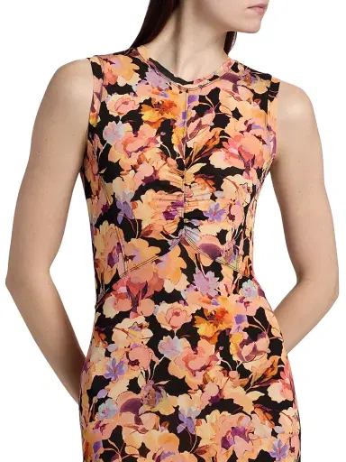 Ulla Johnson Women's Lina Floral Sleeveless Maxi Dress - Night Bloom - Size Small | Thumbnail 6 Ulla Johnson Women's Lina Floral Sleeveless Maxi Dress - Night Bloom - Size Small | Thumbnail 6
