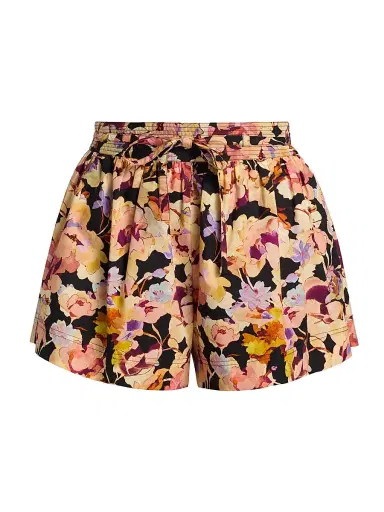 Ulla Johnson Women's Rowan Floral Cotton Shorts | Thumbnail 1 Ulla Johnson Women's Rowan Floral Cotton Shorts | Thumbnail 1