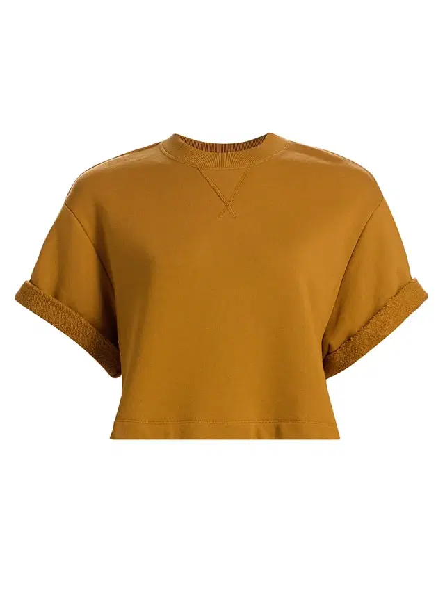 Ulla Johnson Women's Cove Cotton Crop Top - Tourmaline