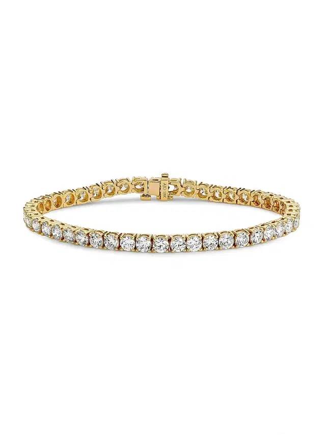 Women's 18K Yellow Gold & 8.55 TCW Diamond Tennis Bracelet - Yellow Gold