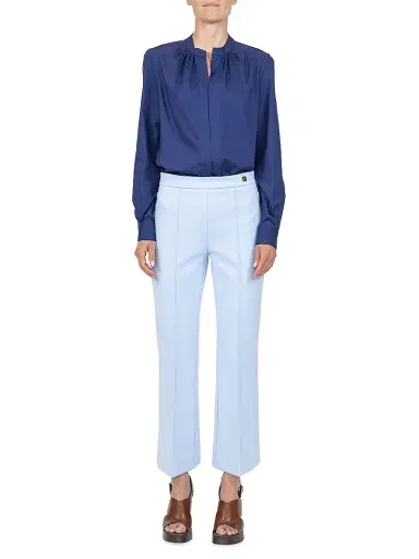 CALLAS MILANO Women's Lola Cropped Kick Flare Pants - Pale Blue - Size 8 | Thumbnail 2 CALLAS MILANO Women's Lola Cropped Kick Flare Pants - Pale Blue - Size 8 | Thumbnail 2