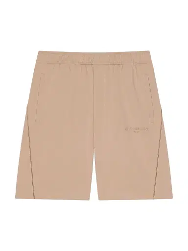 Givenchy Men's Bermuda Shorts with Paris Jacquard - Beige | Thumbnail 1 Givenchy Men's Bermuda Shorts with Paris Jacquard - Beige | Thumbnail 1