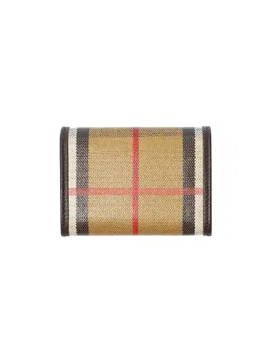 Burberry Women's Highlands Check Coin Purse - Sand | Thumbnail 3