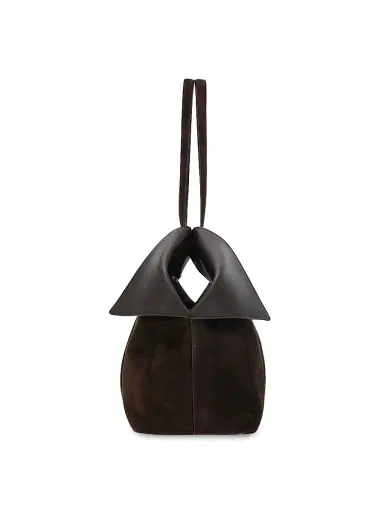 Ferragamo Women's Scarf Suede Tote Bag | Thumbnail 3 Ferragamo Women's Scarf Suede Tote Bag | Thumbnail 3