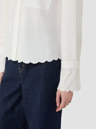 Weekend Max Mara Women's Breast Pocket Cotton Shirt | Thumbnail 6 Weekend Max Mara Women's Breast Pocket Cotton Shirt | Thumbnail 6
