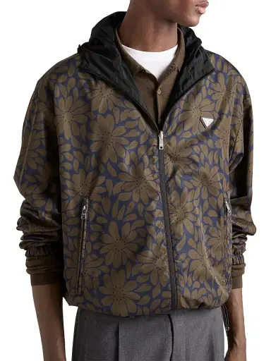 Prada Men's Re-Nylon Jacket - Black | Thumbnail 2 Prada Men's Re-Nylon Jacket - Black | Thumbnail 2