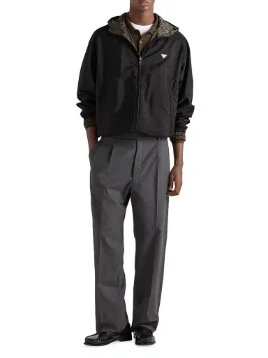 Prada Men's Re-Nylon Jacket - Black | Thumbnail 6 Prada Men's Re-Nylon Jacket - Black | Thumbnail 6