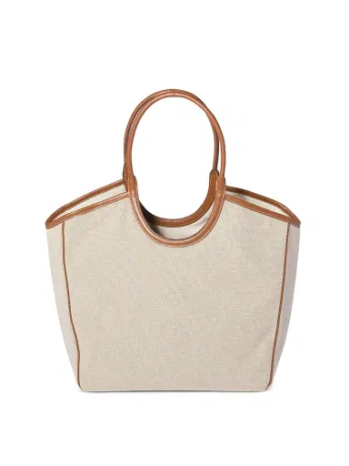 Miu Miu Women's Ivy Canvas and Leather Tote Bag | Thumbnail 3 Miu Miu Women's Ivy Canvas and Leather Tote Bag | Thumbnail 3