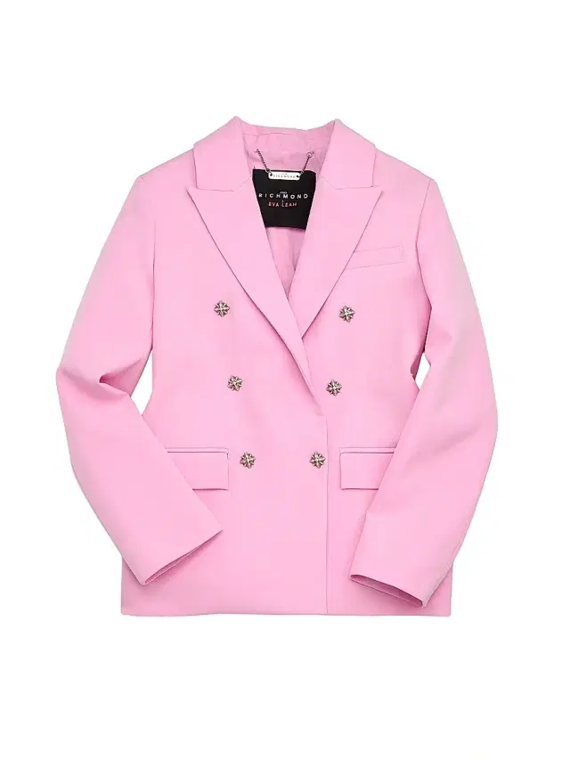 John Richmond x Eva Leah Little Girl's & Girl's Double-Breasted Blazer - Pink