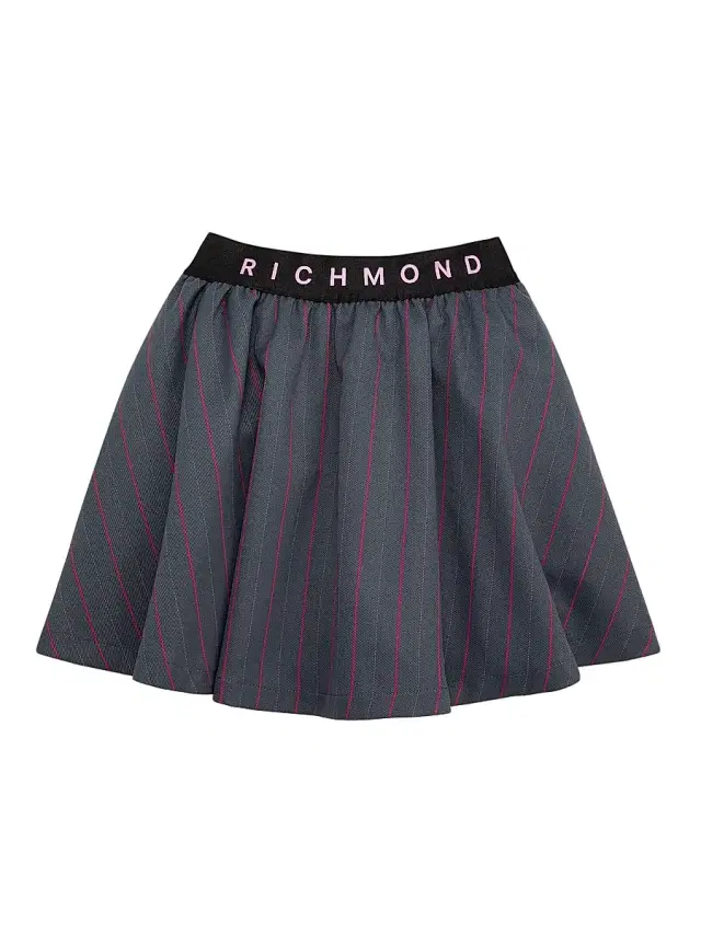 John Richmond x Eva Leah Little Girl's & Girl's Striped Suiting Skirt - Black