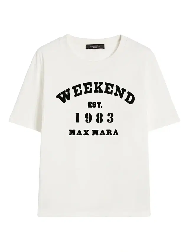 Women's Cotton T-Shirt with Graphic Print - White