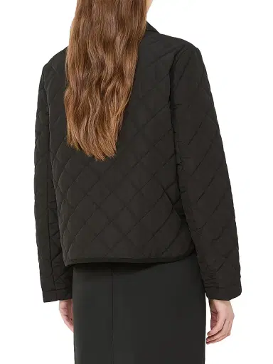 Weekend Max Mara Women's Short Padded Jacket in Water Repellent Fabric - Black - Size 14 | Thumbnail 4 Weekend Max Mara Women's Short Padded Jacket in Water Repellent Fabric - Black - Size 14 | Thumbnail 4