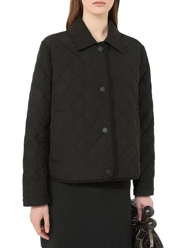 Weekend Max Mara Women's Short Padded Jacket in Water Repellent Fabric - Black - Size 14 | Thumbnail 5 Weekend Max Mara Women's Short Padded Jacket in Water Repellent Fabric - Black - Size 14 | Thumbnail 5