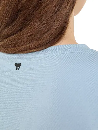 Weekend Max Mara Women's Basic Cotton Jersey T-Shirt - Light Blue - Size XL | Thumbnail 6
