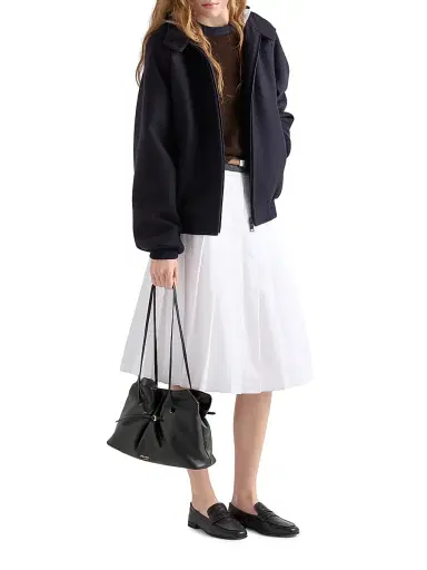 Prada Women's Dada Large Nappa Leather Tote Bag | Thumbnail 2