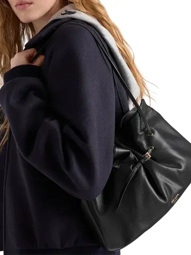 Prada Women's Dada Large Nappa Leather Tote Bag | Thumbnail 3