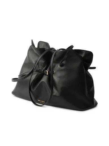 Prada Women's Dada Large Nappa Leather Tote Bag | Thumbnail 4