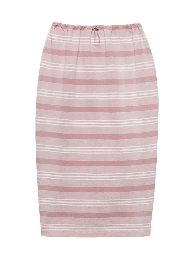 Prada Women's Bayadere Print Pique Skirt - Pink