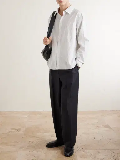 mfpen Generous Checked Cotton-Poplin Shirt - Men | Thumbnail 2 mfpen Generous Checked Cotton-Poplin Shirt - Men | Thumbnail 2