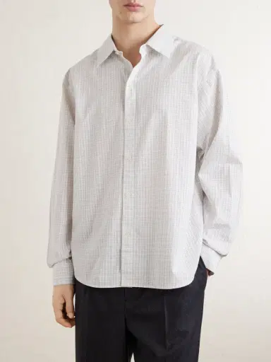 mfpen Generous Checked Cotton-Poplin Shirt - Men | Thumbnail 3 mfpen Generous Checked Cotton-Poplin Shirt - Men | Thumbnail 3