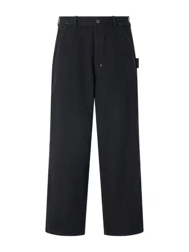 A.PRESSE Vintage Wide-Leg Cotton, Hemp and Silk-Blend Canvas Trousers - Men | Thumbnail 1 A.PRESSE Vintage Wide-Leg Cotton, Hemp and Silk-Blend Canvas Trousers - Men | Thumbnail 1