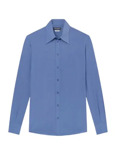 Dolce & Gabbana Silk Oxford Shirt - Men | Thumbnail 1 Dolce & Gabbana Silk Oxford Shirt - Men | Thumbnail 1