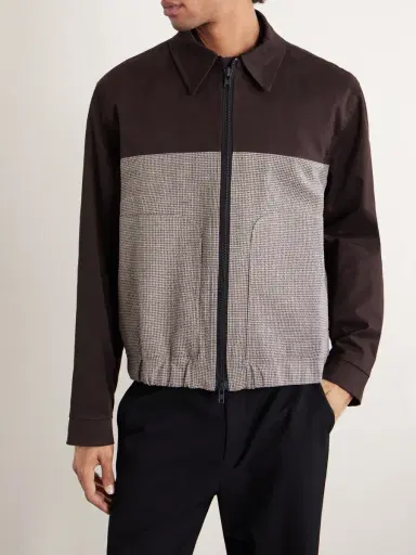 Oliver Spencer Bembridge Twill and Seersucker Blouson Jacket - Men | Thumbnail 3 Oliver Spencer Bembridge Twill and Seersucker Blouson Jacket - Men | Thumbnail 3
