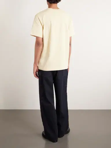 A.P.C. Standard Grand VPC Logo-Flocked Organic Cotton-Jersey T-Shirt - Men | Thumbnail 4