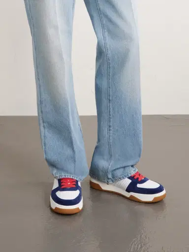 Valentino Garavani Sparry Leather and Suede Sneakers - Men | Thumbnail 2 Valentino Garavani Sparry Leather and Suede Sneakers - Men | Thumbnail 2