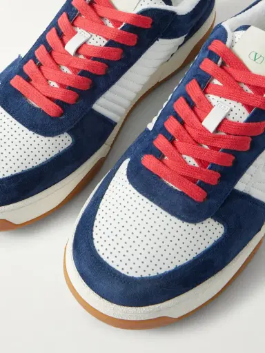 Valentino Garavani Sparry Leather and Suede Sneakers - Men | Thumbnail 5 Valentino Garavani Sparry Leather and Suede Sneakers - Men | Thumbnail 5