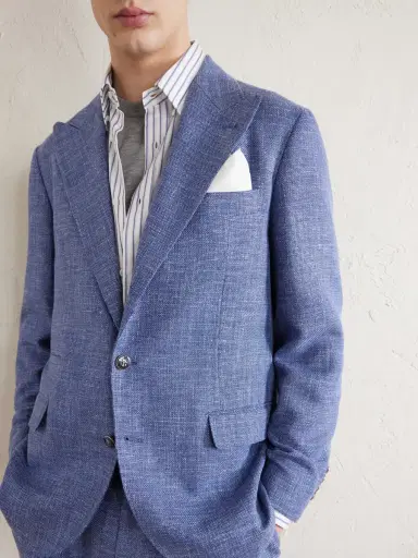 Brunello Cucinelli Wool-Blend Suit Jacket - Men | Thumbnail 5