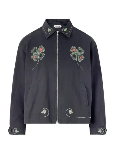 BODE Lucky Draw Embroidered Cotton-Twill Blouson Jacket - Men | Thumbnail 1