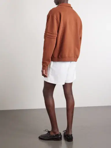 BODE Crew Polo Cotton-Jersey Sweatshirt - Men | Thumbnail 4 BODE Crew Polo Cotton-Jersey Sweatshirt - Men | Thumbnail 4