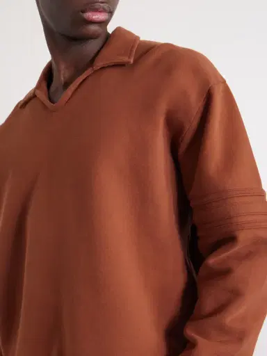 BODE Crew Polo Cotton-Jersey Sweatshirt - Men | Thumbnail 5 BODE Crew Polo Cotton-Jersey Sweatshirt - Men | Thumbnail 5